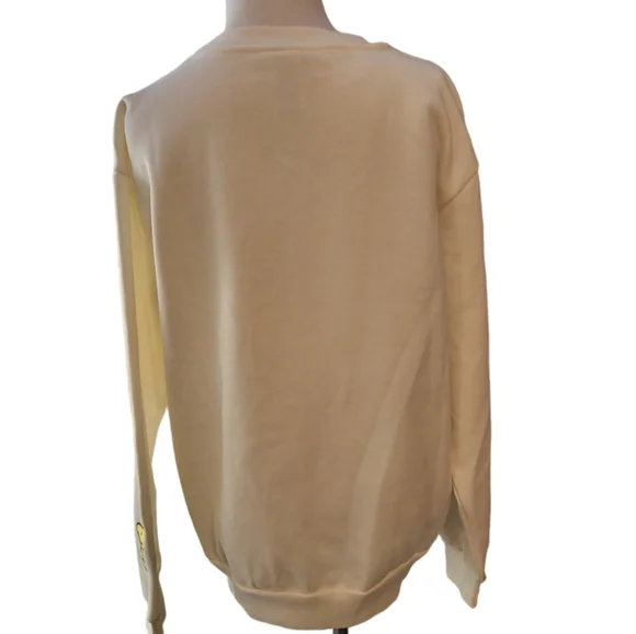 Peanuts Snoopy White Crewneck Sweatshirt Size Large - Picture 2 of 9